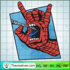 Spider-man Manos SVG, Manos SVG, Marvel SVG