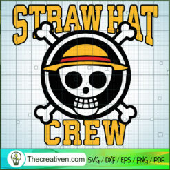 Straw Hat Crew SVG, One Piece SVG, Anime Cartoon SVG