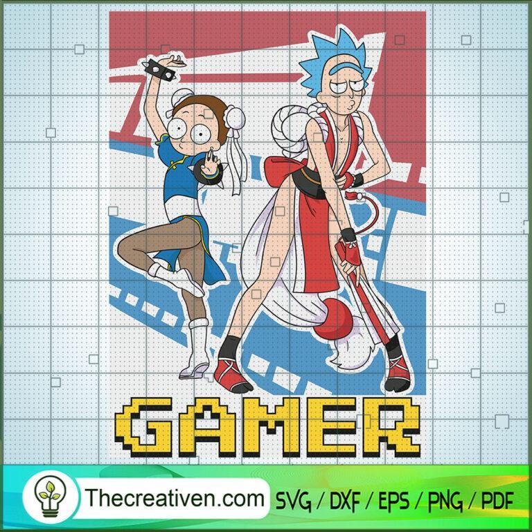 Rick And Morty Fighting SVG, Rick And Morty SVG , Cartoon Movie SVG ...