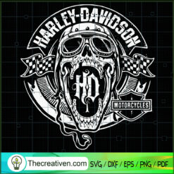 Harley-Davidson Skull Logo SVG, Motorcyles SVG, Harley-Davidson SVG
