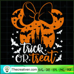 Minnie Trick Or Treat SVG, Disney Minnie SVG, Halloween SVG