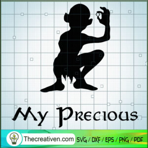 My Precious SVG, Lord Of The Rings SVG, Gollum SVG - Premium & Original ...