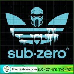 Sub Zero Adidas SVG, Mortal Kombat SVG, Adidas SVG