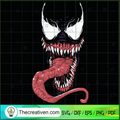 Venom Head SVG, Venom SVG, Marvel SVG