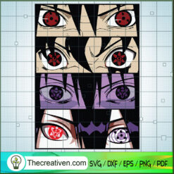 All Eyes Of Sasuke SVG, Naruto SVG, Uchiha Sasuke SVG