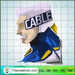 Cable SVG, Super Hero SVG, Marvel Comics SVG