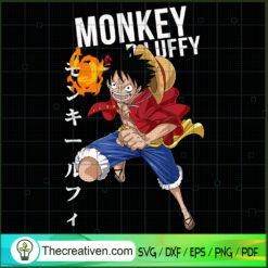 Money D Luffy SVG, One Piece SVG, Anime One Piece SVG