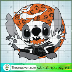 Scary Stitch SVG, Stich Halloween SVG, Stich SVG