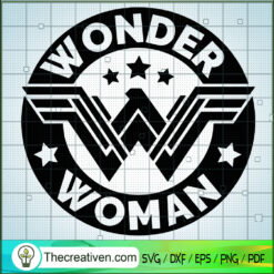 Wonder Woman Logo SVG, Wonder Woman SVG, DC Comics SVG