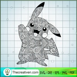 Pokemon Pattern SVG, Pokemon SVG, Cartoon SVG