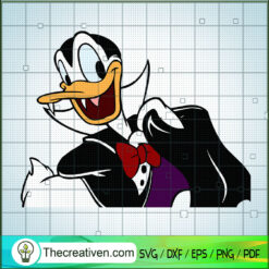 Donald Duck Devil SVG, Disney Donald Duck SVG, Halloween SVG