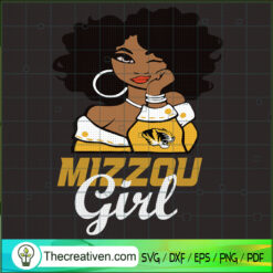 Black Girls Mizzou SVG, National Football League SVG, NFL SVG, Afro Women SVG