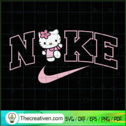 Nike Hello Kitty SVG, Hello Kitty SVG, Cute Cat SVG