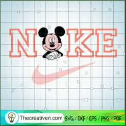 Nike Mickey SVG, Disney Mickey SVG, Nike Brand SVG