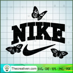 Nike Logo Butterfly SVG, Nike SVG, Logo Brand SVG