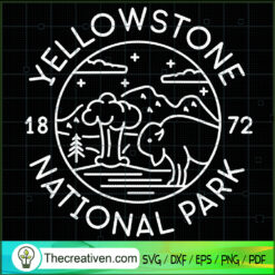 Yellowstone National Park SVG, Yellowstone SVG, National Park SVG