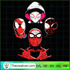All Spider Man Through Stages SVG, Spider Man SVG, Avengers SVG