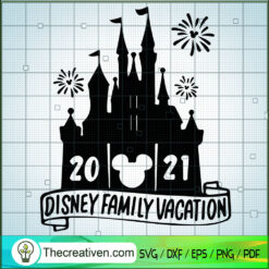 Disney Family Vacation SVG, Disney Castle SVG, Mickey Head SVG