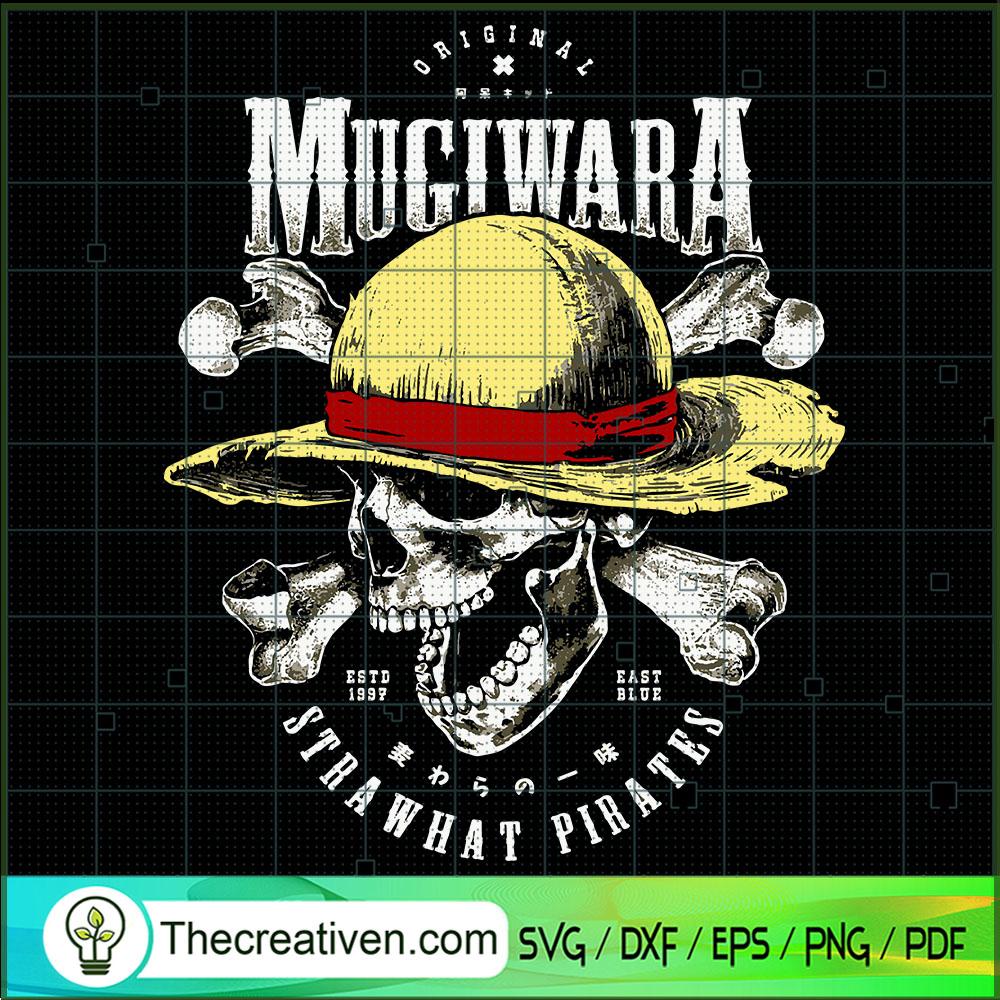 Mugiwara Strawhat Pirates SVG, Skull Strawhat SVG, One Piece SVG 1 Mugiwara Strawhat Pirates SVG, Skull Strawhat SVG, One Piece SVG