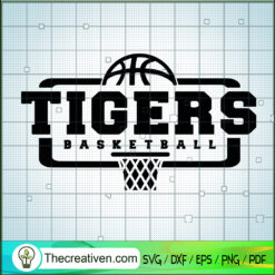 Tiger Basketball SVG, Sport SVG, Basketball SVG